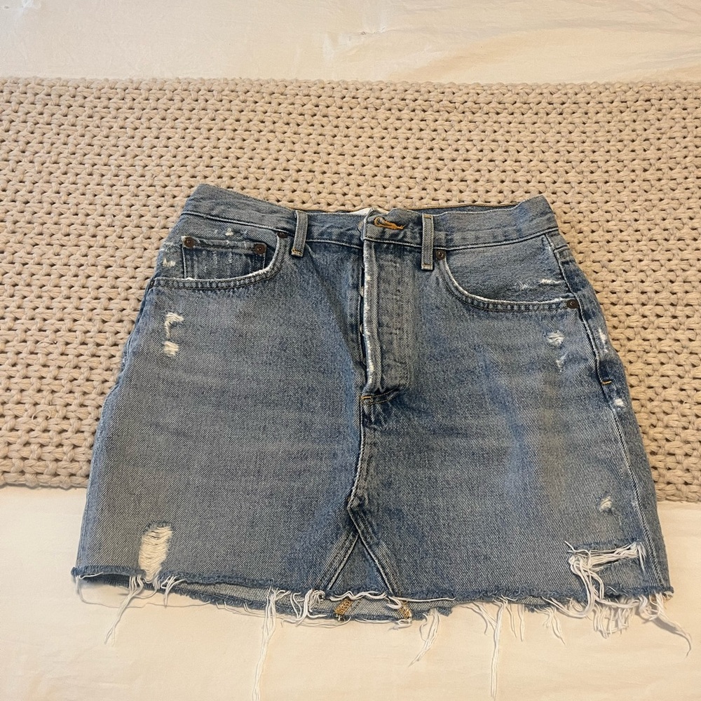 AGOLDE denim skirt